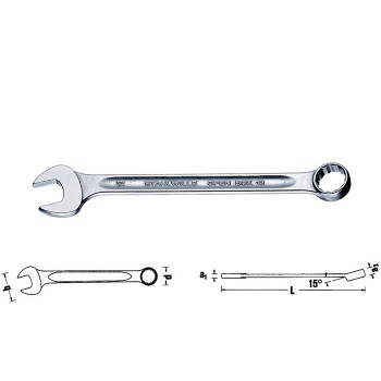 Stahlwille 40080606 Combination spanner OPEN-BOX 13 6, size 6 mm