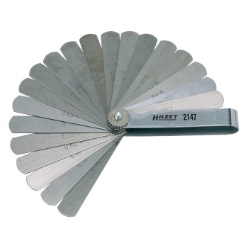 HAZET 2147 Feeler gauge 0.05 – 1.0mm, 20pcs.