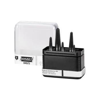 HAZET 840/5 Screw Extractor Set, 5pcs