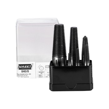 HAZET 840/8 Screw Extractor Set, 8pcs