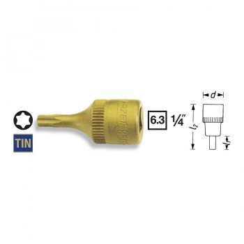 HAZET 8502-T30 TORX®-Screwdriver socket, size  T30
