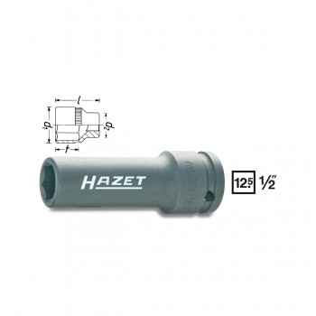 HAZET Impact 6point socket 901SLg, size 17 - 21 mm