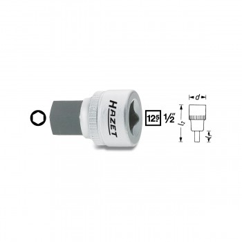 HAZET 985-12 Screwdriver socket Inhex, size 12 mm