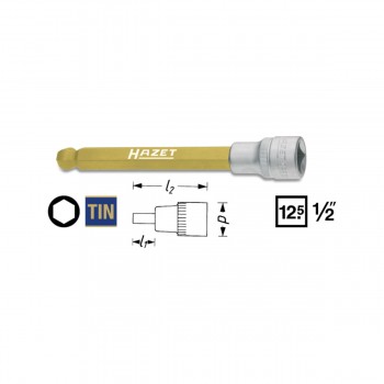 HAZET Screwdriver socket 986KK, size 5 -12 mm