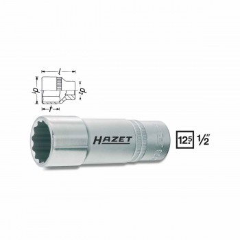 HAZET 12point socket 900TZ, size 10 - 32 mm