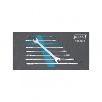 HAZET 163-95/8 Double open ended spanner set, 8pcs.