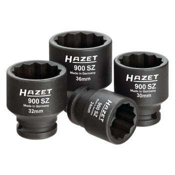 HAZET 900SZ/4 Impact Socket Set 900SZ, size 24 - 36 mm