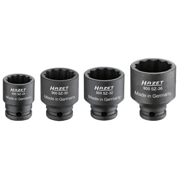 HAZET 900SZ/4 Impact Socket Set 900SZ, size 24 - 36 mm