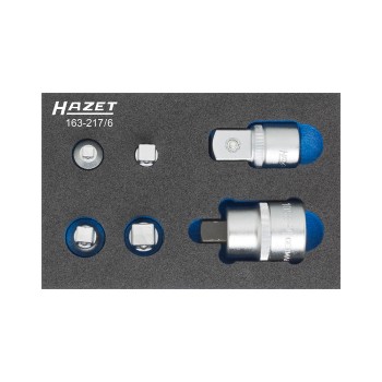 HAZET 163-217/6 Adapter-Set, 6pcs.