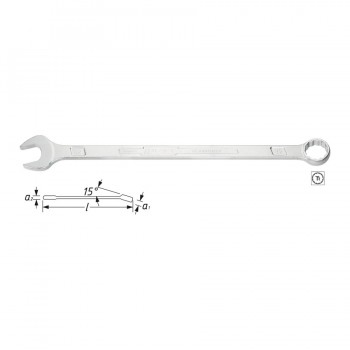 HAZET 600Lg-12 Combination spanner extra long, size 12 mm