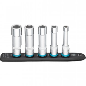 HAZET 900LG-SR/5 6point socket set SmartRail, 5pcs