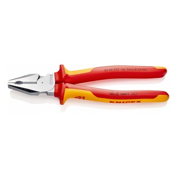 KNIPEX 02 06 225 High leverage combination pliers, 225 mm