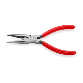 KNIPEX 25 01 160 SB Flachrundzange mit Schneide, 160 mm