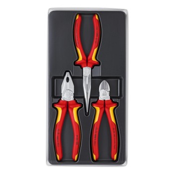 KNIPEX 00 20 12 Electro-set VDE, 3pcs.