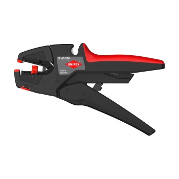 KNIPEX 12 40 200 Self-Adjusting Insulation Stripper, 200 mm