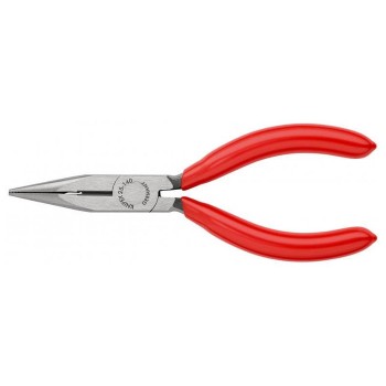 KNIPEX 25 01 140 Flachrundzange mit Schneide, 140 mm