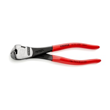 KNIPEX 67 01 200 High Leverage End Cutting Nipper, 200 mm