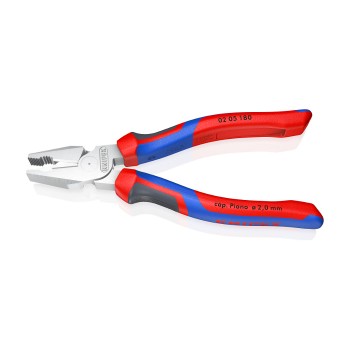 KNIPEX 02 05 180 High Leverage Combination Pliers, 180 mm