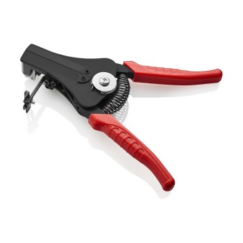 KNIPEX 12 11 180 Insulation Stripper with adapted blades, 180 mm