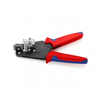 KNIPEX 12 12 02 Precision insulation stripper with adapted blades, 195mm