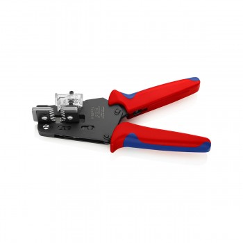KNIPEX 12 12 10 Precision insulation stripper with adapted blades, 195mm
