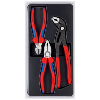 KNIPEX 00 20 09 V01 Zangen-Satz, 3tlg.