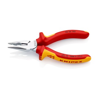 KNIPEX 08 26 145 VDE Needle-Nose Pliers, 145 mm