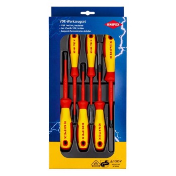 KNIPEX 00 20 12 V04 VDE Screwdriver Set, 6pcs.