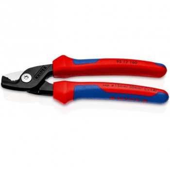KNIPEX 95 12 160 SB Cable shears StepCut, 160 mm