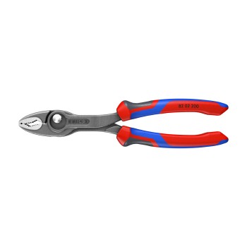 KNIPEX 82 02 200 Twin Grip Slip Joint Pliers, 200 mm