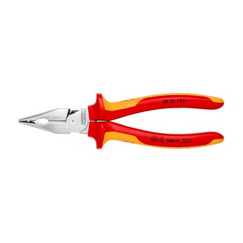 KNIPEX 08 26 185 VDE Spitzkombizange, 185 mm