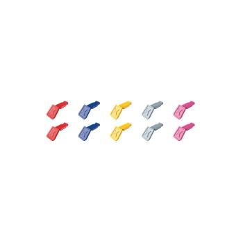 KNIPEX 00 61 10 C V01 ColorCode Clips, 10pcs