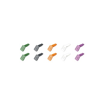 KNIPEX 00 61 10 C V02 ColorCode Clips, 10pcs