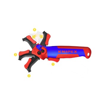 KNIPEX 16 50 145 SB Abmantelungsmesser, 146 mm