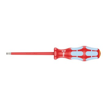 Wera 3160 i VDE Insulated Screwdriver for slotted screws, stainless (05022731001)