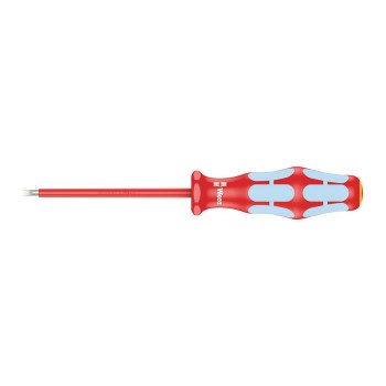 Wera VDE-Insulated stainless screwdriver slotted 3160 i , size 0.5 x 3.0 - 1.0 x 5.5mm