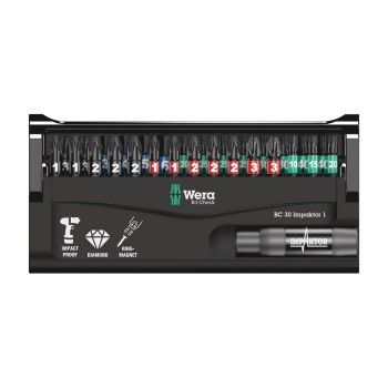 Wera 05057690001 Bit-Check 30 Impaktor 1, 30pcs