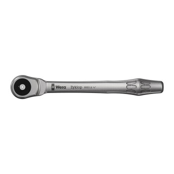 Wera 8003 A Zyklop Metal Ratchet with push-through square and 1/4" drive (05004003001)