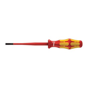 Wera 05020129001 VDE-Screwdriver slotted 160 iSS, 0.8 x 4.0 x 100.0 mm