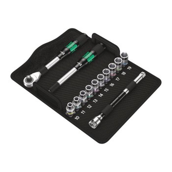 Wera 8006 SC 1 Zyklop Hybrid Ratchet Set, 1/2" drive, metric (05004090001)