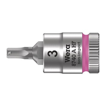 Wera Screwdriver socket 8740 A HF, size 3 - 8 mm