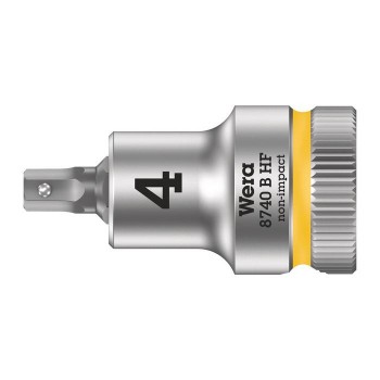 Wera 8740 B HF Zyklop Bitnuss mit 3/8"-Antrieb, mit Haltefunktion für Innensechskantschrauben (05003031001)