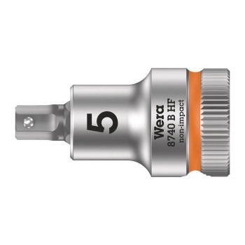 Wera 8740 B HF Zyklop Bitnuss mit 3/8"-Antrieb, mit Haltefunktion für Innensechskantschrauben (05003033001)