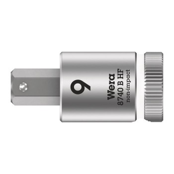 Wera 8740 B HF Zyklop Bitnuss mit 3/8"-Antrieb, mit Haltefunktion für Innensechskantschrauben (05003041001)