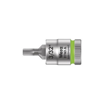 Wera 05003381001 Screwdriver socket 8740 A, size 3/32in. x 28mm