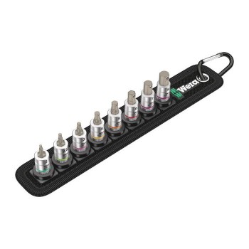 Wera 05003881001 In-Hex-Plus bit socket set Belt A 2, 8 pcs