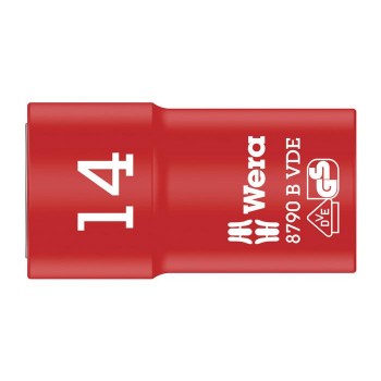Wera 8790 B VDE Zyklop 3/8" socket, insulated (05004958001)