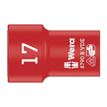 Wera 8790 B VDE Zyklop 3/8" socket, insulated (05004961001)