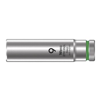 Wera 05004506001 6point socket long 8790 HMA Deep, size 9 mm