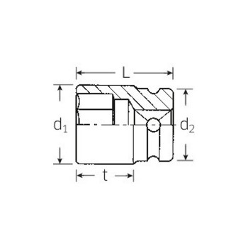Stahlwille IMPACT-Steckschlüsseleinsatz 50IMP, 8 - 32 mm